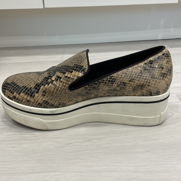Stella McCartney Binx Python/Snakeskin Print Platform Shoes - Picture 9 of 16